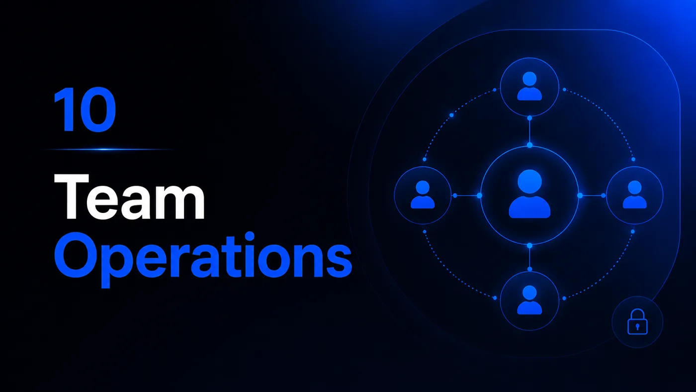 Team Operations advanced module artwork