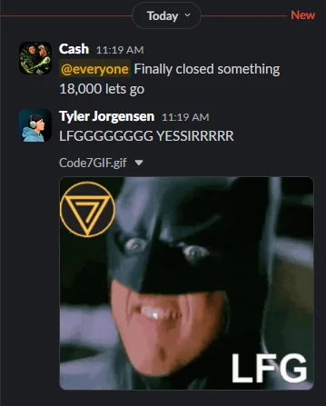 Member sharing an $18,000 result